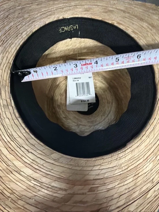 l*space Natural Straw Wide-Brim Beach Hat - Picture 3 of 16